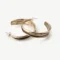 Patinated Bronze Hoops Earrings