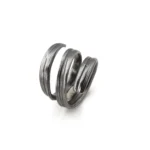 Spiral Patinated Silver Ring