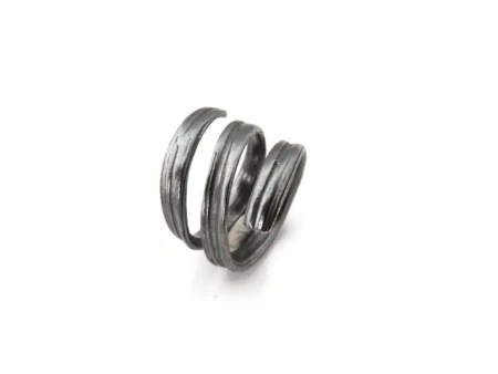 Spiral Patinated Silver Ring