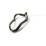 Oxidized Silver Sculptural Pendant