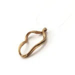 Organic Textured Bronze Pendant
