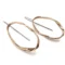 Oxidized Sculptural Bronze Dangle Earrings