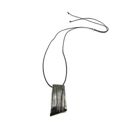 Organic Silver Pendant