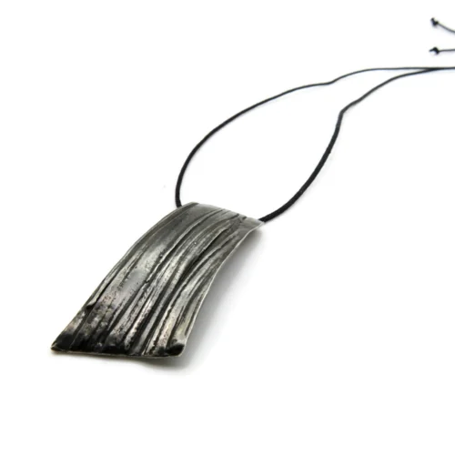 Organic Silver Pendant