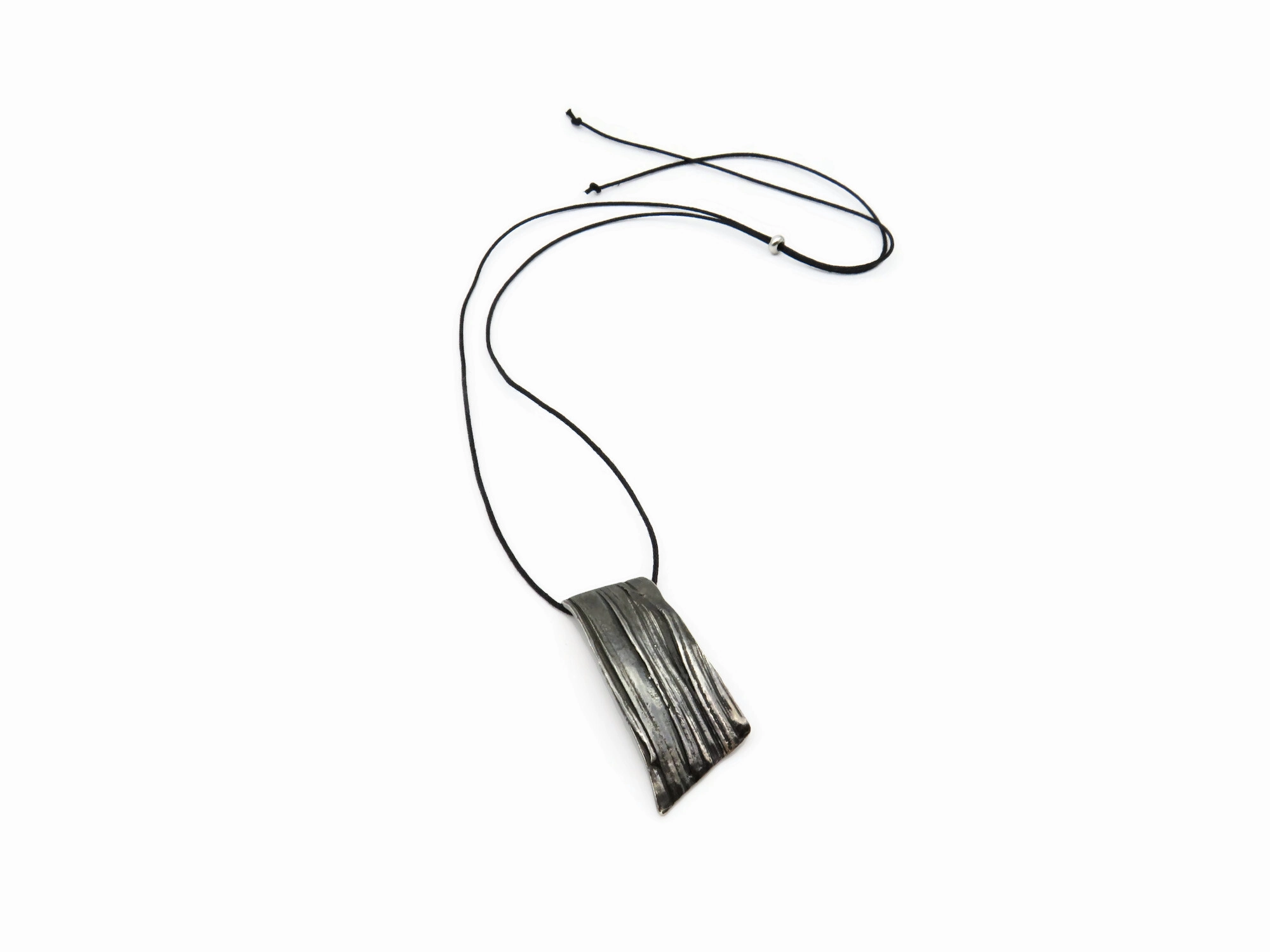 Organic Silver Pendant