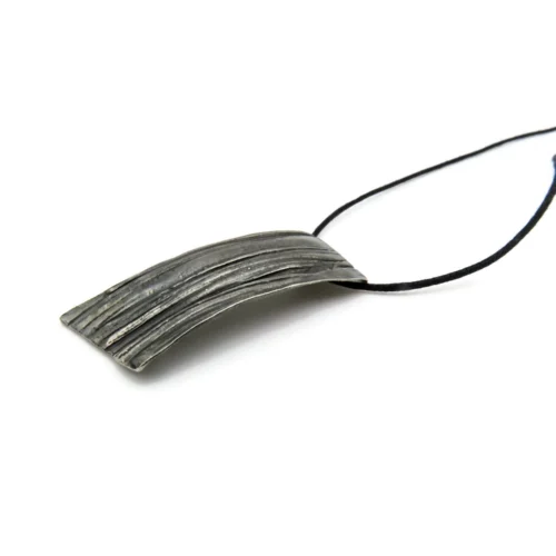 Organic Silver Pendant