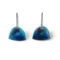 Artistic Blue Enameled Earrings