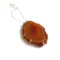Large Agate Silver Pendant Necklace