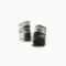 Organic Silver Stud Earrings