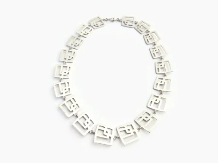 Modernist Silver Necklace