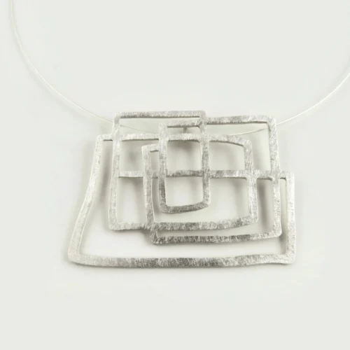 Colgante Escultural en Plata