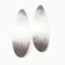 Waved Silver Dangle Earrings