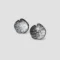 Organic Black Plated Stud Earrings