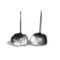 Organic Black and White Earrings