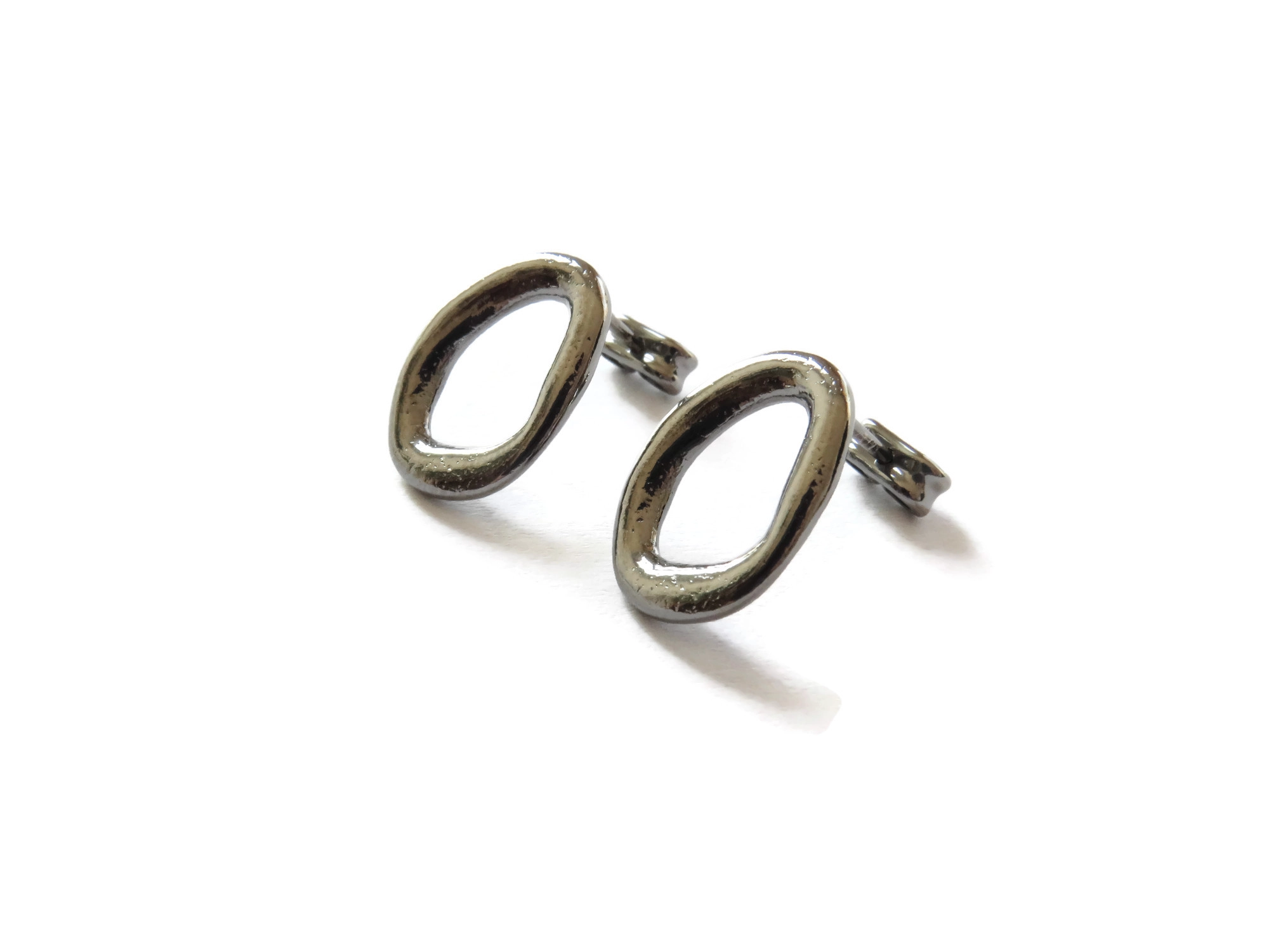 Black Ruthenium Earrings