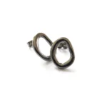 Black Ruthenium Earrings