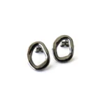 Black Ruthenium Earrings