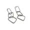 Oxidized Silver Chain Earrings