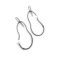 Oxidized Silver Pearl Earrings