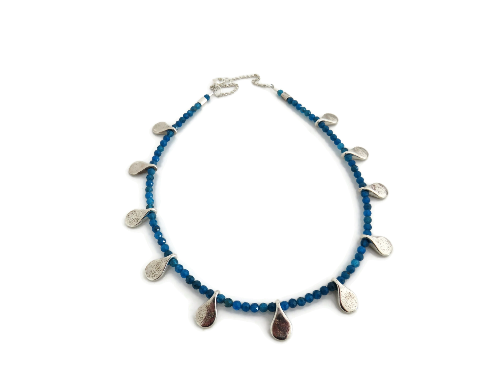 Faceted Apatite Necklace
