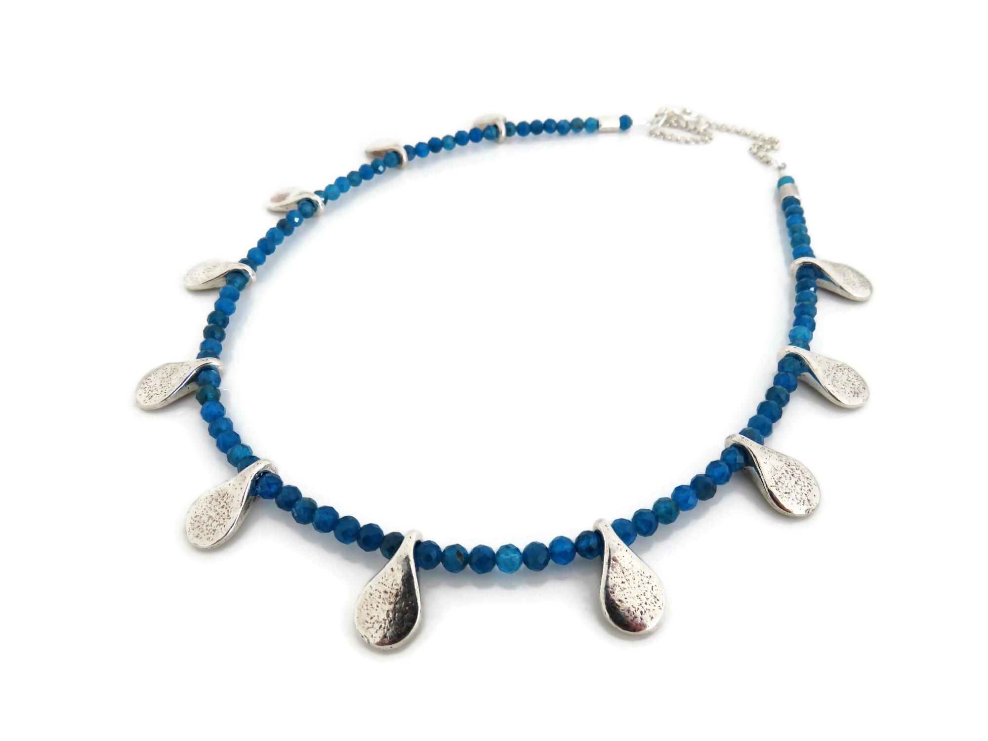 Faceted Apatite Necklace