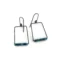 Geometric Apatite Silver Earrings