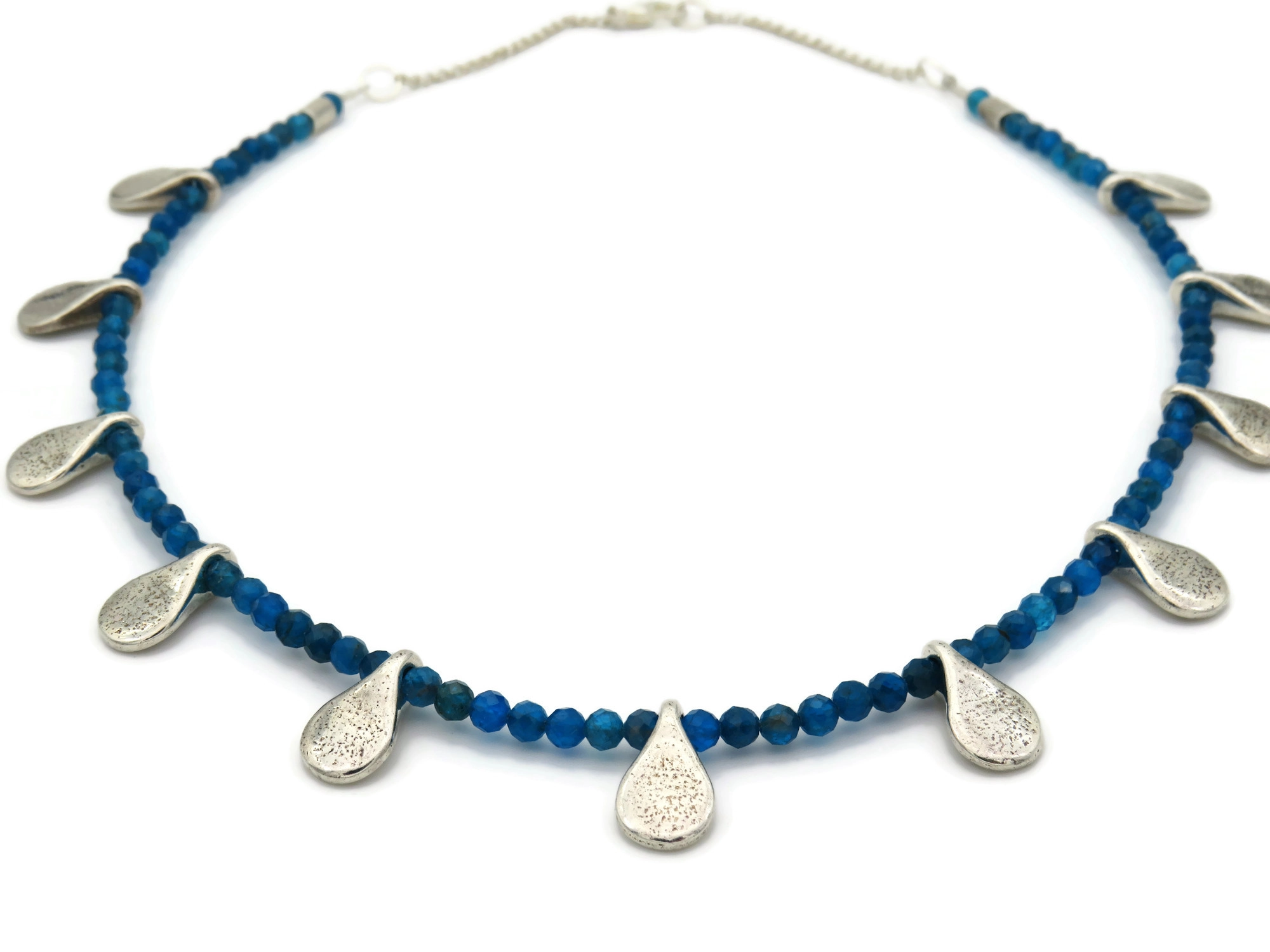 Faceted Apatite Necklace