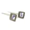 Violet Petal Resin Drop Earring