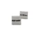 Black and White Enamel Silver Stud Earrings