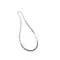 Long Garnet Bead Necklace with Sterling Silver Pendant