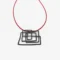Oxidized Silver Pendant with Miyuki Beads