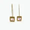 Gold Plated Earrings with Natural Petals