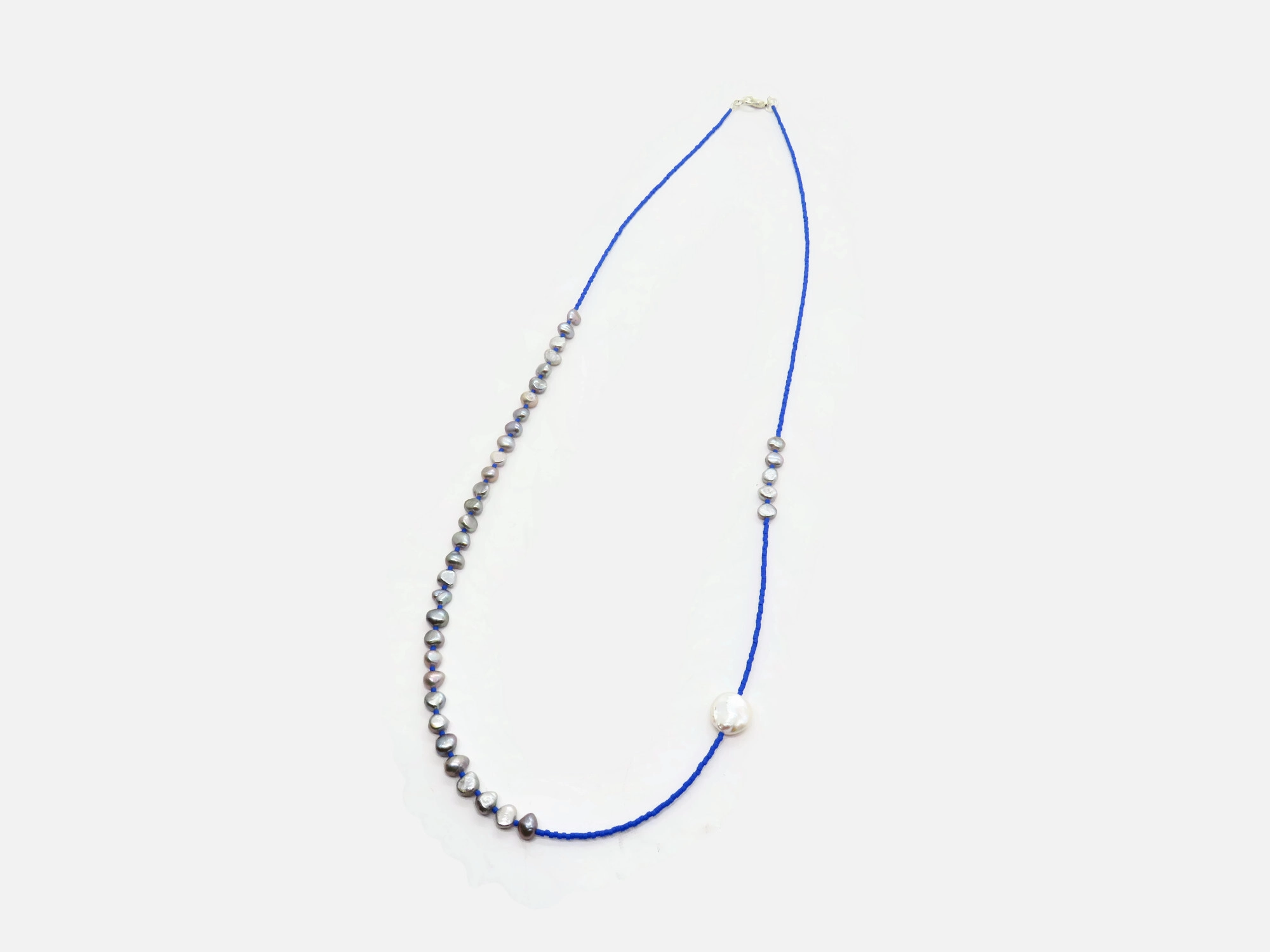 Asymmetrical Freshwater Pearl Necklace