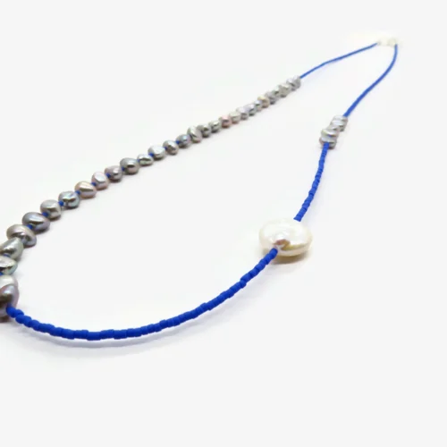 Asymmetrical Freshwater Pearl Necklace