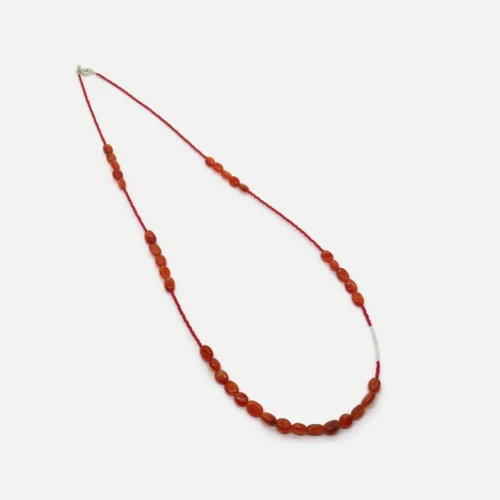 Carnelian Beaded Necklace