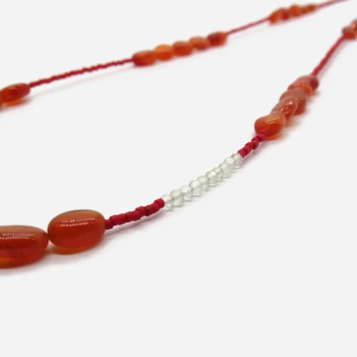 Carnelian Beaded Necklace