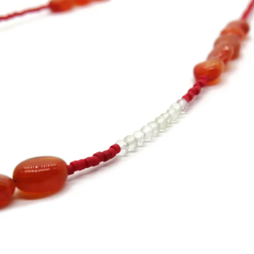 Carnelian Beaded Necklace