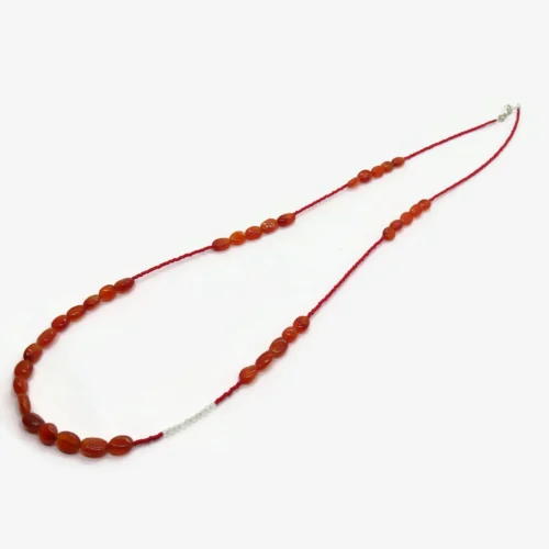 Carnelian Beaded Necklace