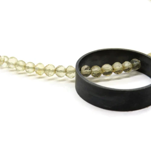 Citrine and Oxidized Silver Necklace