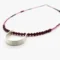 Garnet and Silver Necklace
