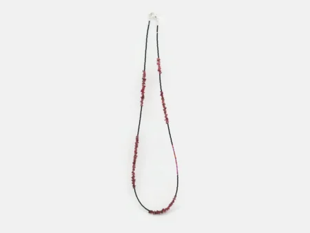 Pink Tourmaline and Miyuki Necklace