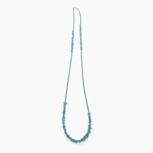 Long Apatite Chip Necklace