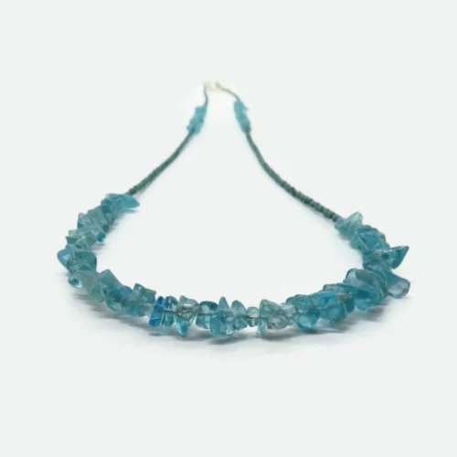 Long Apatite Chip Necklace