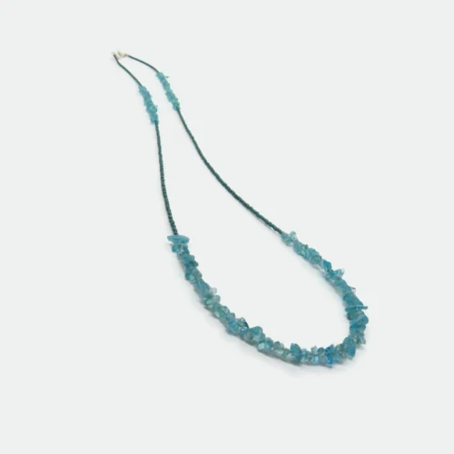 Long Apatite Chip Necklace
