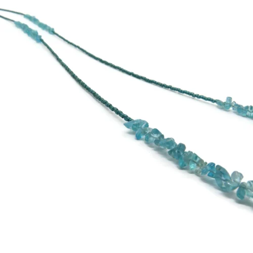 Long Apatite Chip Necklace