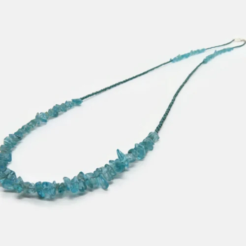 Long Apatite Chip Necklace