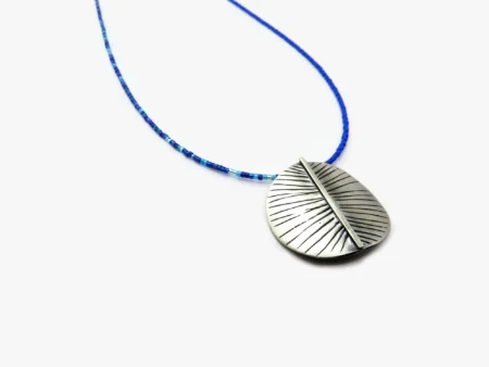 Silver Pendant Miyuki Necklace