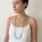 Long Apatite Chip Necklace
