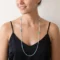 Long Turquoise and Miyuki Necklace
