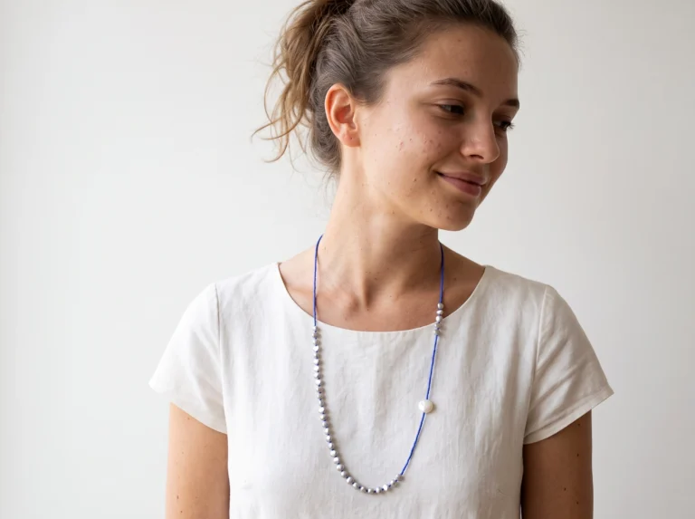 Asymmetrical Freshwater Pearl Necklace